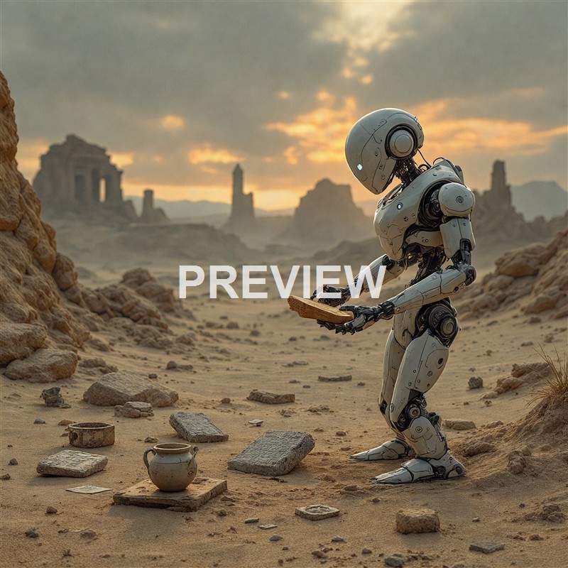 20414 - a-robot-discovering-remnants-of-an-ancient-human-civi_00002__result